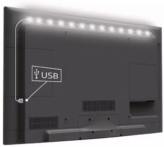 Zaparkorun LED RGB pásik za televízor - 3 m