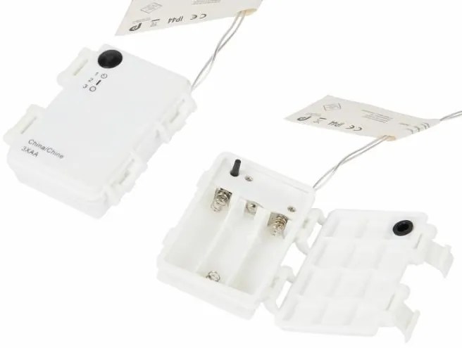 Nexos 5976 Vianočná dekorácia - Akrylový kužeľ - 60 cm, teple biely na batérie