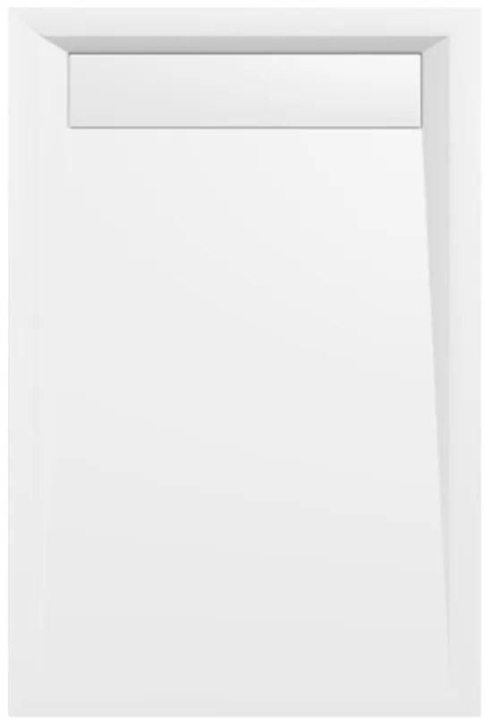 Polysan Polysan, VARESA sprchová vanička z liateho mramoru so záklopom, obdĺžnik 120x80x4cm, 71604