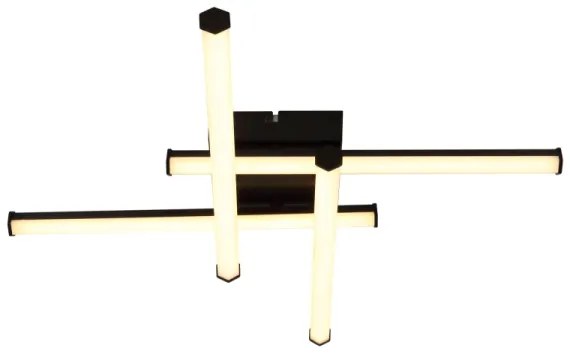 Globo 67342-24 - LED Stropné svietidlo KIRINA LED/24W/230V 3000K čierna