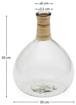 SERLINA sklenená váza SMALL