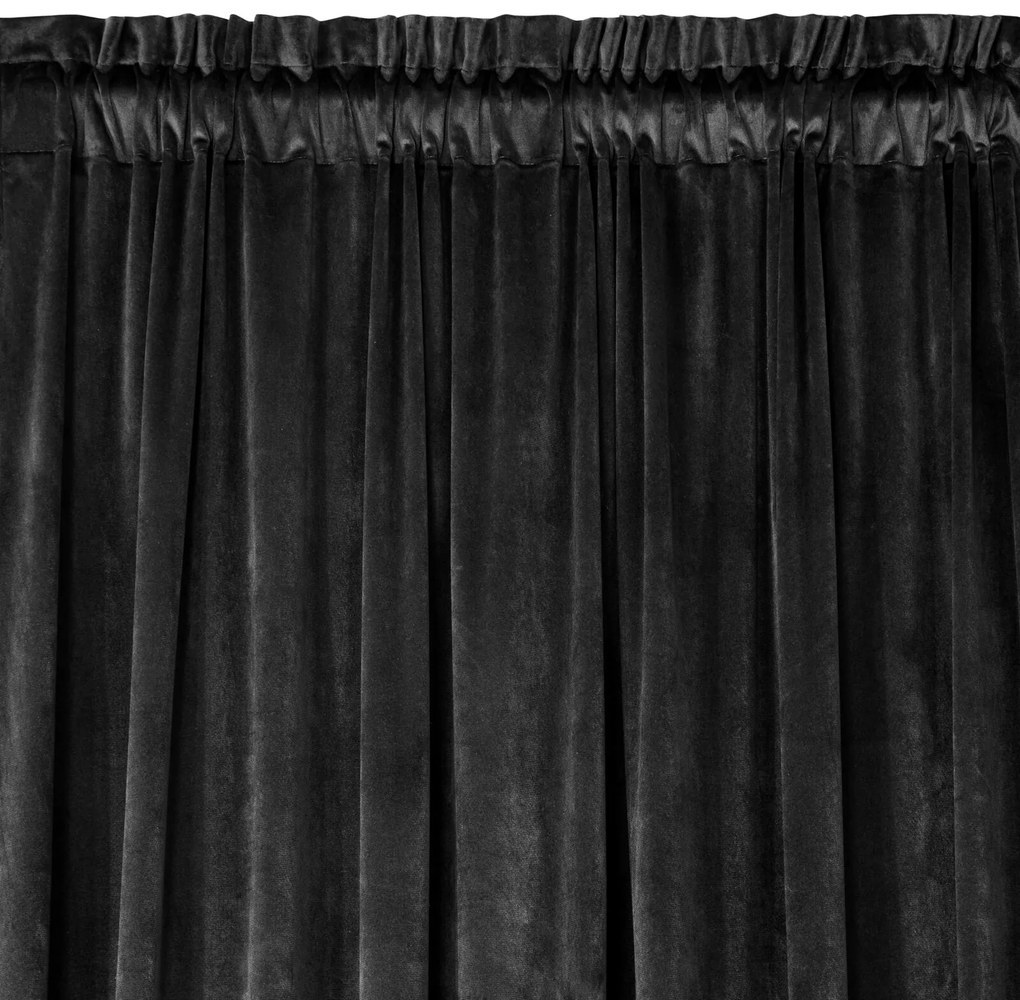 ZATEMŇOVACÍ ZÁVES NA PÁSKE ROSA 135X300 CM ČIERNA