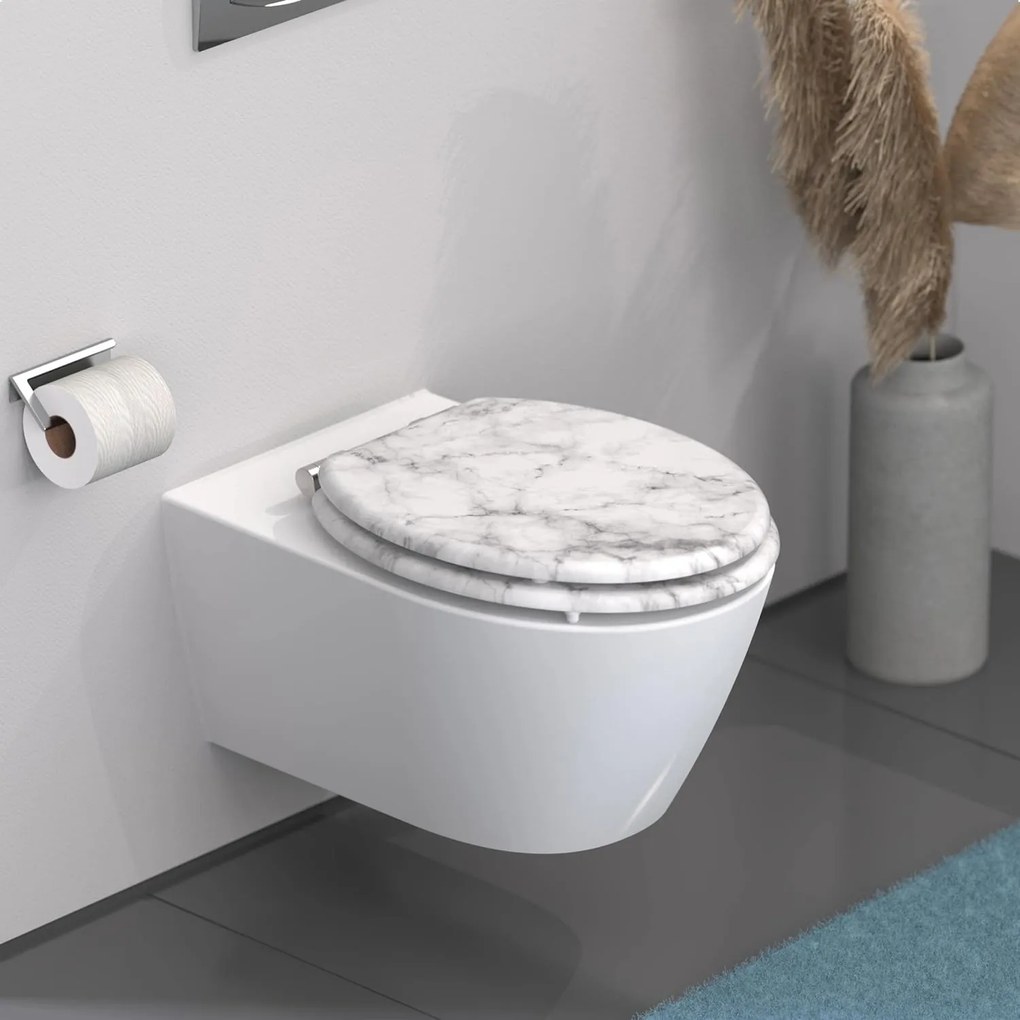 Eisl Sanitär WC sedadlo MDF Soft Close Marmor Stone 80194
