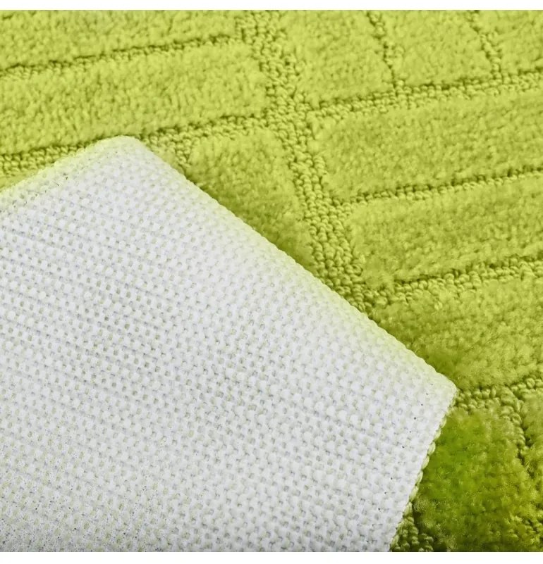 Kúpeľňové predložky set 2 kusov Esme zelené EMI