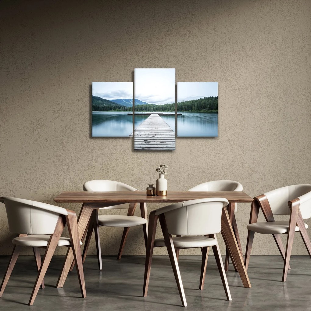 Obraz - Pri pohľade z móla (90x60 cm)
