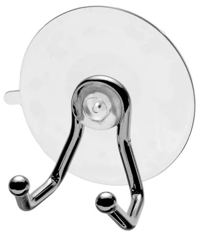 BISK Erga NIAGARA, 2-háčik na uteráky na prísavky, chrómová, ERG-04832