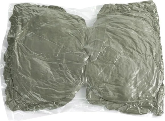 Dekoračný vankúš BOW 2 olivový