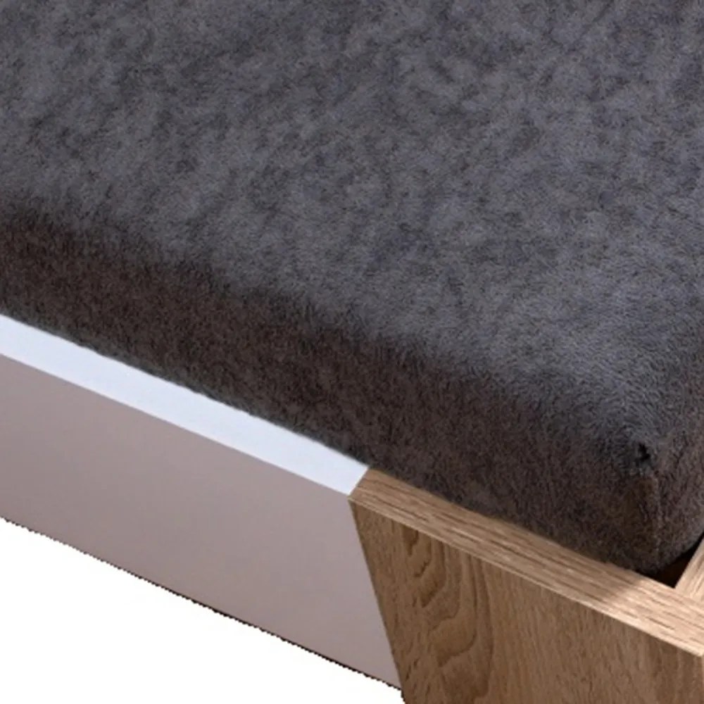 Homa froté plachta sivá tmavá