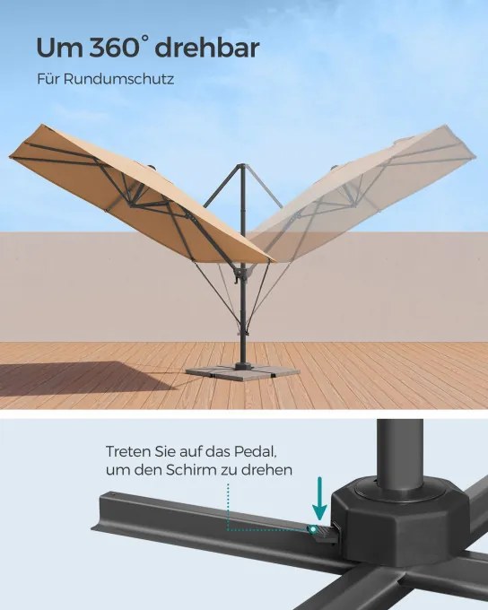 Záhradný slnečník GPU057K01