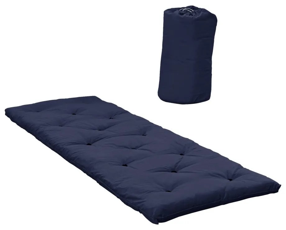 Tmavomodrý futónový matrac 70x190 cm Bed in a Bag Navy – Karup Design