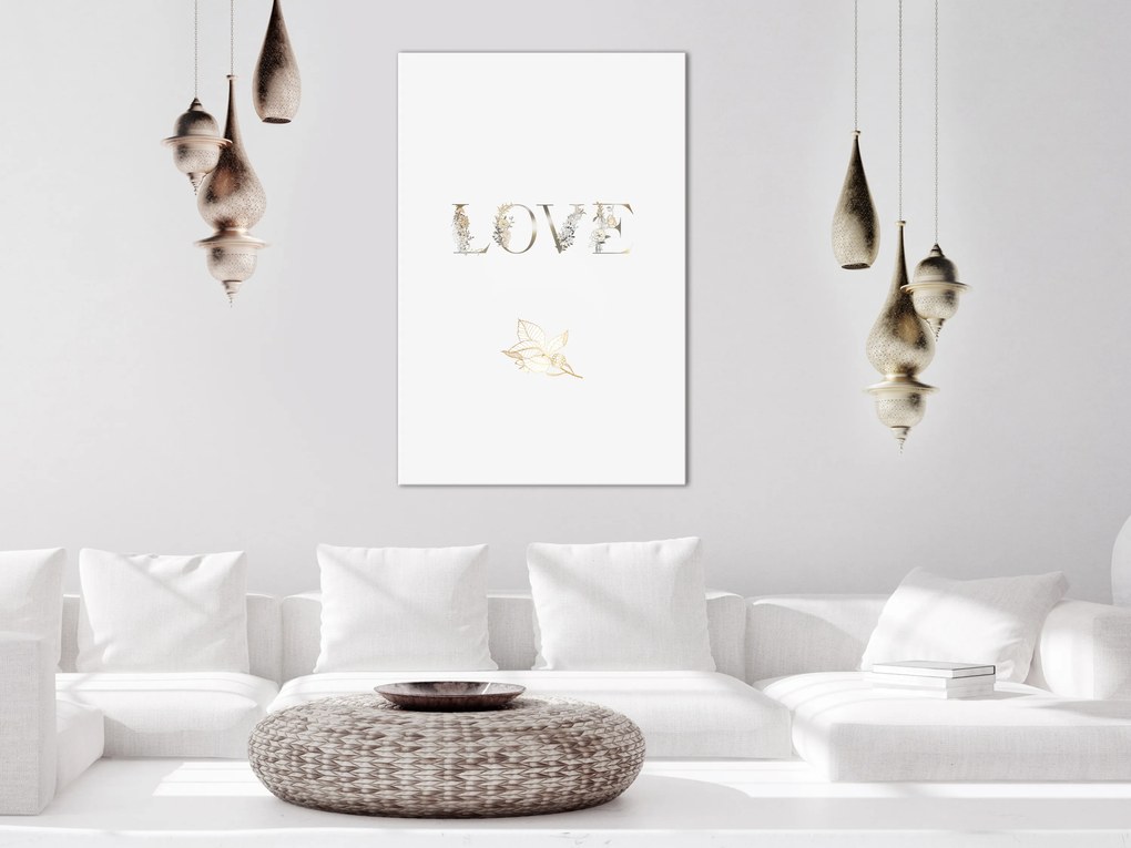 Artgeist Obraz - Love Is Strength (1 Part) Vertical Veľkosť: 20x30, Verzia: Na talianskom plátne