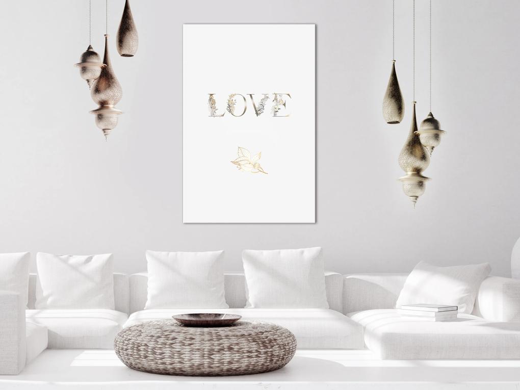 Artgeist Obraz - Love Is Strength (1 Part) Vertical Veľkosť: 20x30, Verzia: Standard