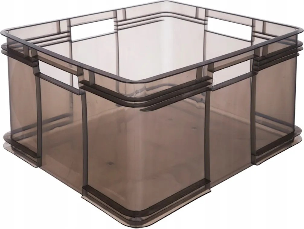 Keeeper Úložný box pre domácnosť aj dielňu, BRUNO XXL, 54L, 52 x 43 x 28 cm, dymový