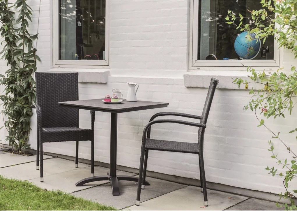 Záhradné ratanové kreslo ESSEN, antracit