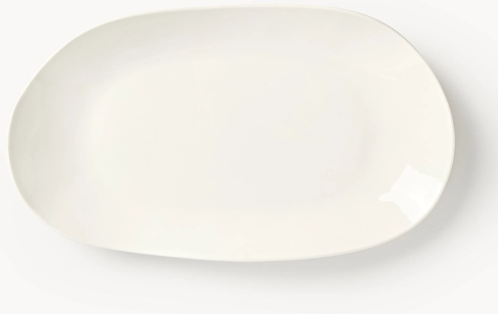 Porcelánový servírovací tanier organického tvaru Joana