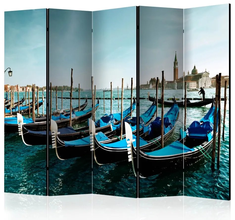 Artgeist Paraván - Gondolas on the Grand Canal, Venice [Room Dividers]
