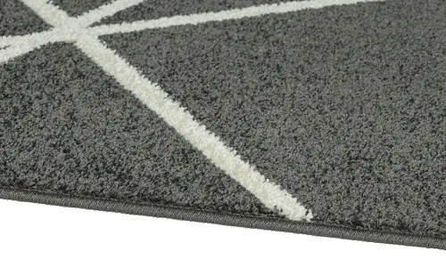 Koberce Breno Kusový koberec PORTLAND 2605/RT4Z, sivá, viacfarebná,67 x 120 cm