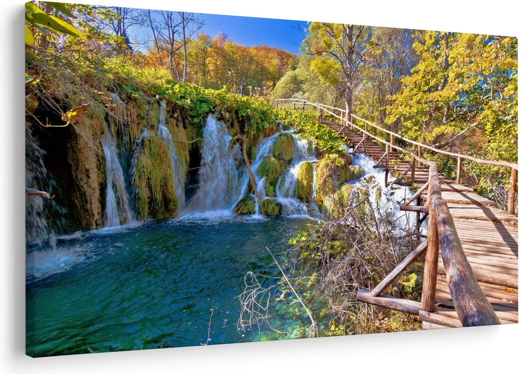 Obraz - Vstup na vodopády (90x60 cm)