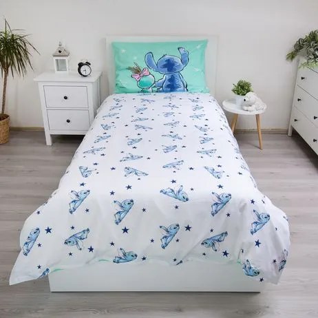 Jerry Fabrics Bavlnené obliečky 140x200 + 70x90 cm - Lilo and Stitch "Buddies"
