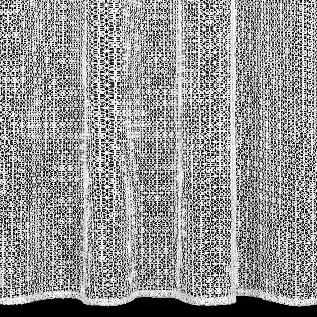 ZÁVES NA KRÚŽKOCH LARA 140X250 CM BIELA