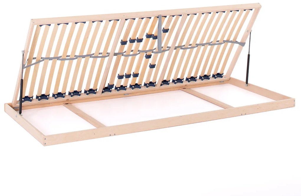 DREVONA Rošt bočný výklop s piestami 90x200 DOUBLE PRAKTIK BV