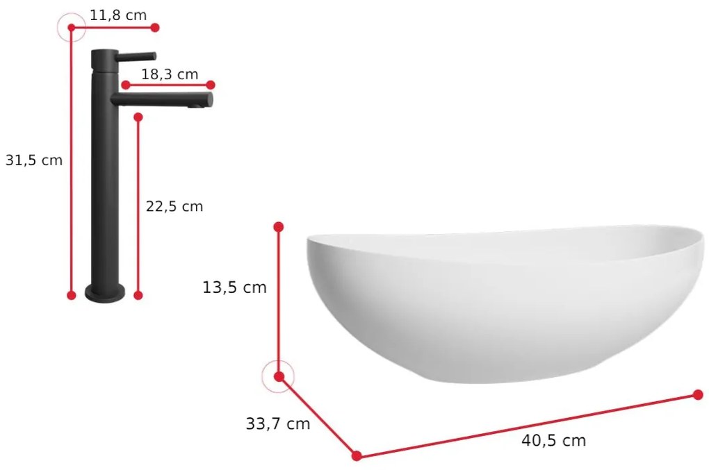 Kúpeľňová skrinka pod umývadlo RYFEN - dub zlatý/biela / 60 / nie