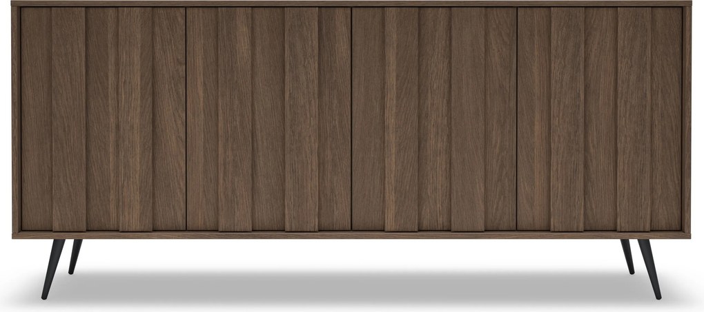 Komoda Flaro 183 cm s osvetlením - dub dunin