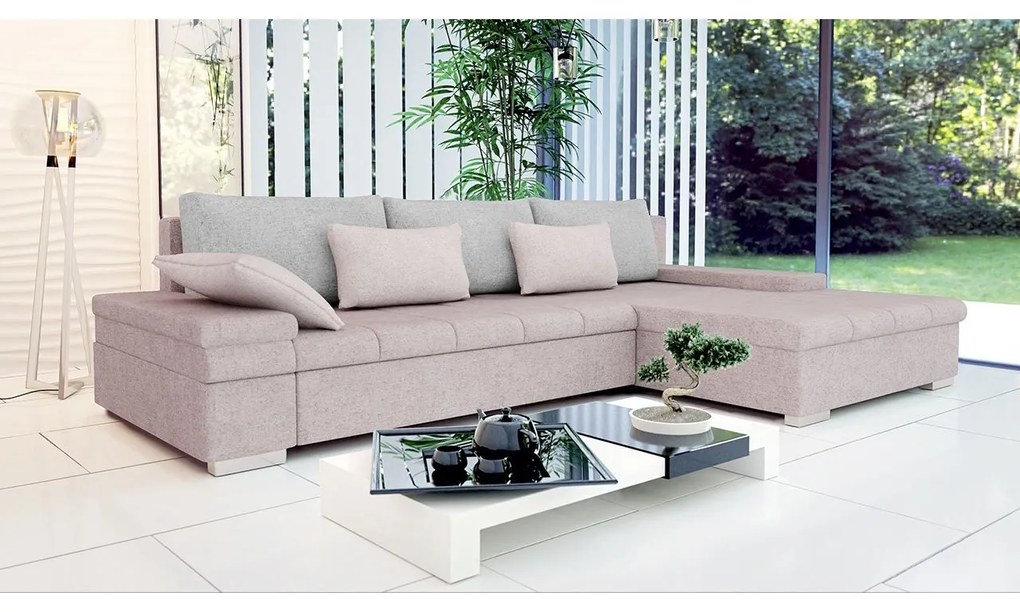 Rohová sedacia súprava Kanton Premium, Dostupné poťahy: Terra 15 + Terra 15 + Terra 06 ECO, Strana: ľavá