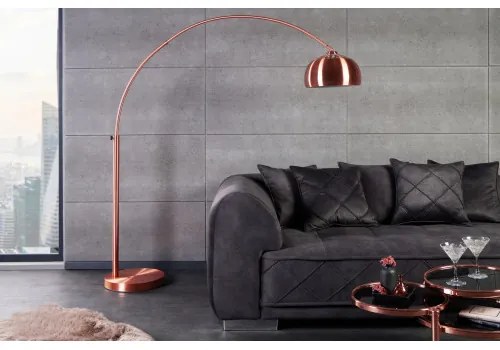 Stojaca lampa 21599 Oblúková Medená  - Komfort-nábytok