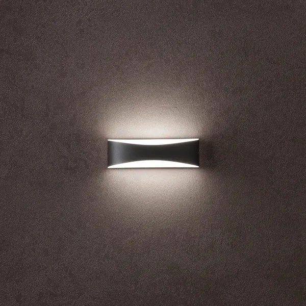 Redo 90126 - LED vonkajšie nástenné svietidlo AXEL LED/7W/230V 3000 IP65 antracit