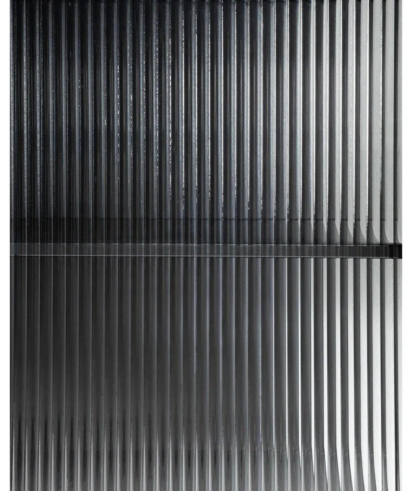 Čierna oceľová vitrína 70x143x41 cm Trixie – Kave Home