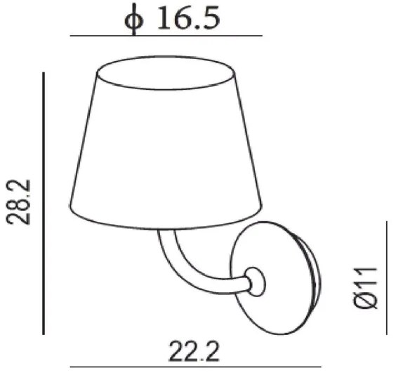 Lucide 27888/07/30 - LED Vonkajšie nástenné svietidlo JUSTIN LED/7W/230V IP65