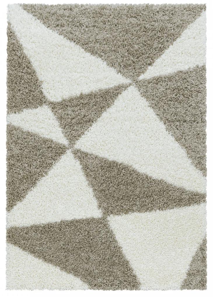 Ayyildiz koberce Kusový koberec Tango Shaggy 3101 beige - 280x370 cm