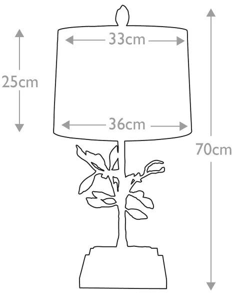 Elstead GN-AUDUBON-PARK-TL - Stolná lampa AUDUBON PARK 1xE27/60W/230V