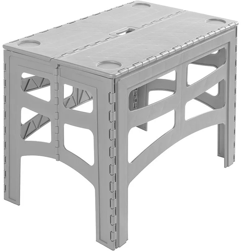 Keeeper Skladací vonkajší stôl Timo L Nordic Grey, L
