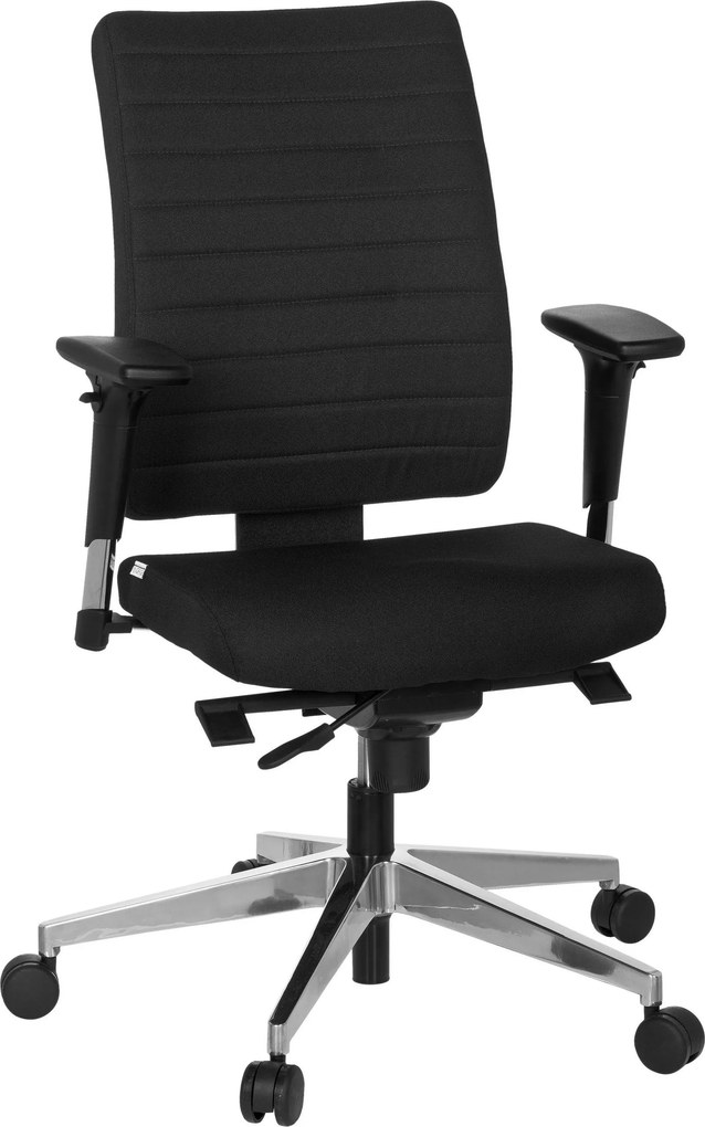 XXXLutz OTOČNÁ STOLIČKA, plochá tkanina, čierna MID.YOU - Online Only kancelárie - 001918009102