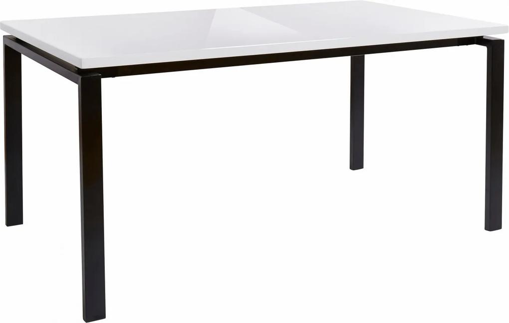 Jedálenský stôl Saja, 160 cm, biela