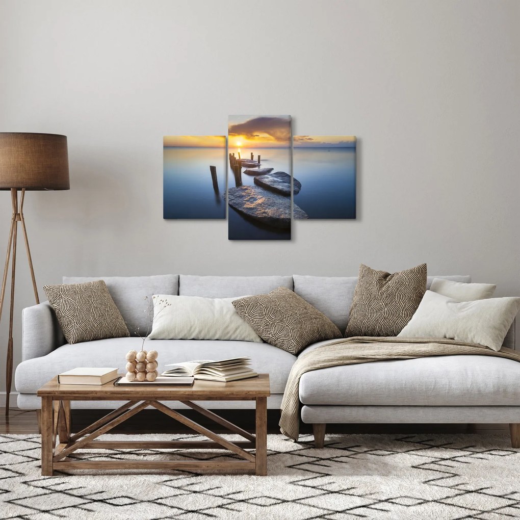 Obraz - Kamenné mólo (90x60 cm)