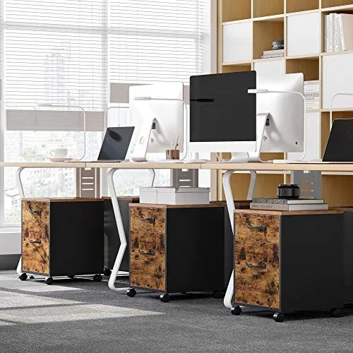 Kancelársky kontajner, industriálny, 2 zásuvky, 55x41x40cm