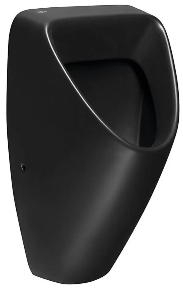 Bruckner - Pisoár SCHWARN, s zadným prívodom a zadným odpadom, so zabudovaným splachovačom, 6 V DC, čierny