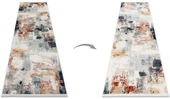 Koberec / behúň DISTIN 0144B biely / ružový / púdrový