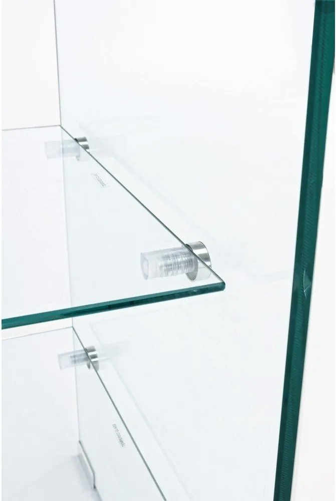 Sklenený odkladací stolík 40x50 cm Iride – Bizzotto