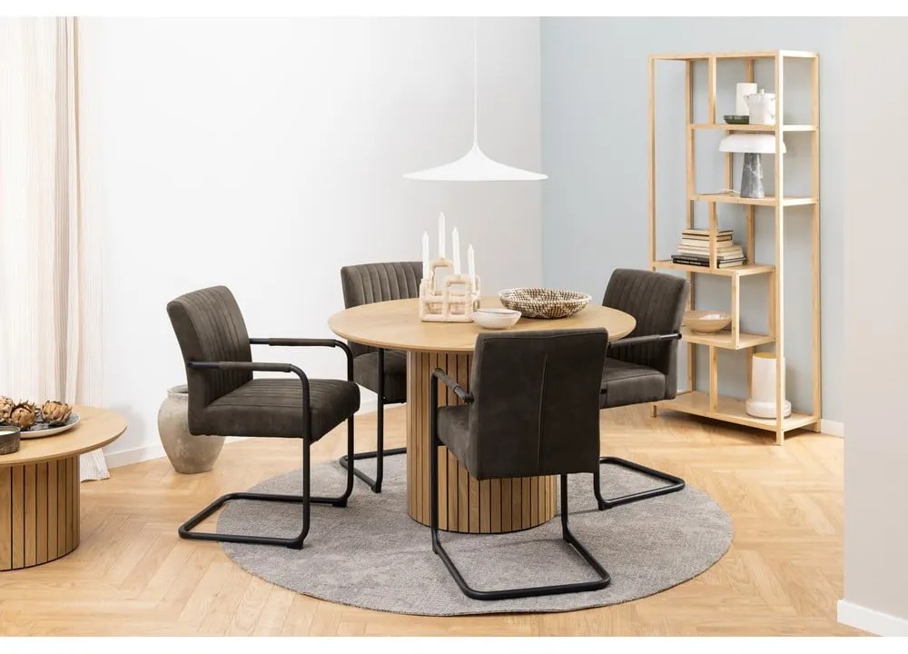 Tmavosivé jedálenské stoličky v súprave 2 ks Adele – Actona