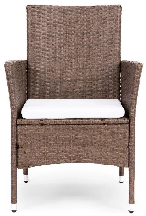 ZÁHRADNÝ SET CANIS 4 x KRESLO + HRANATÝ STÔL