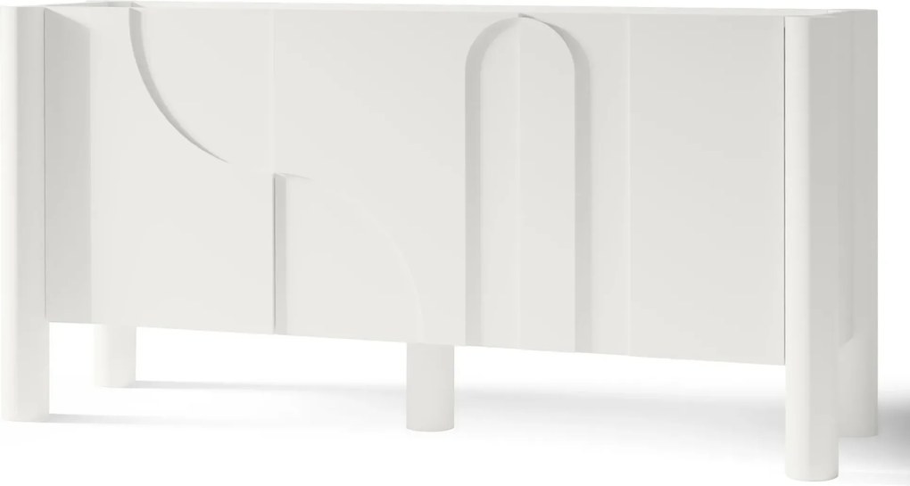 Dizajnová komoda Lunaria 160 cm biela