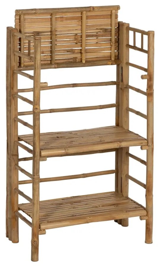 Bambusový regál v prírodnej farbe 61x104x34 cm Manali – Ixia