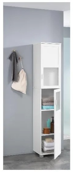 Livarno home Vysoká skrinka do kúpeľne Basel + Skrinka pod umývadlo Basel  (800008882)