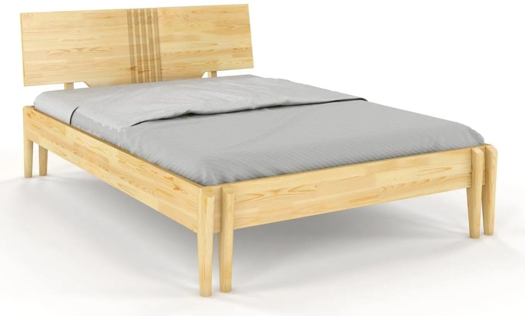 drevko Masívna posteľ Poznan z borovice - prírodná Rozmer postele: 140 x 200 cm