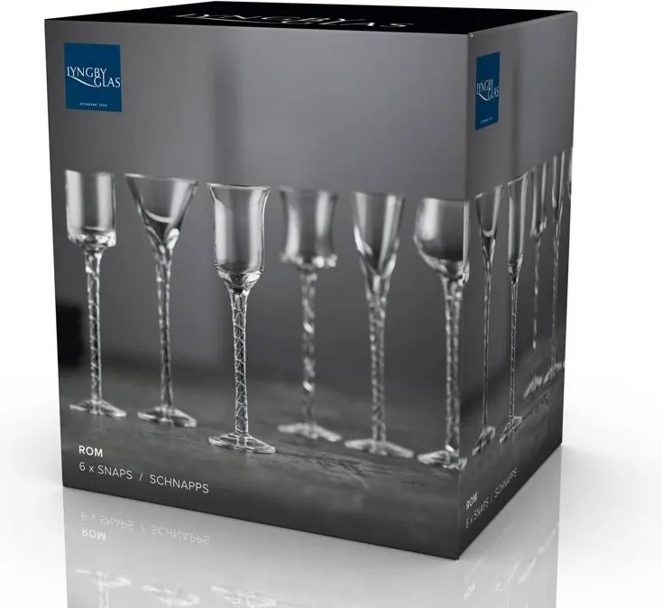 Lyngby Glas Rom sada pohárov na panáky
