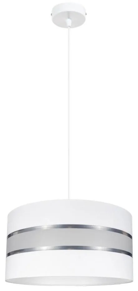 Luster na lanku CORAL 1xE27/60W/230V biela
